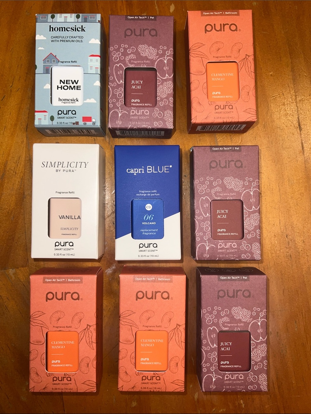 Pura Assorted Smart Scent Refill Pack — Multiple Fragrances
